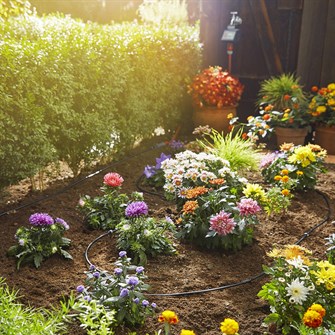 Gardena Micro-Drip, planterækker S - til udlægning rundt i bedet